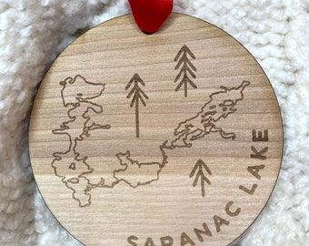 Saranac Lake Ornament