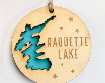 Raquette Lake Ornament