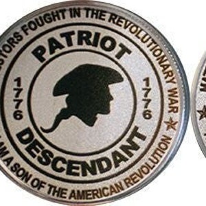 Son or Daughter of the American Revolution Challenge Coin