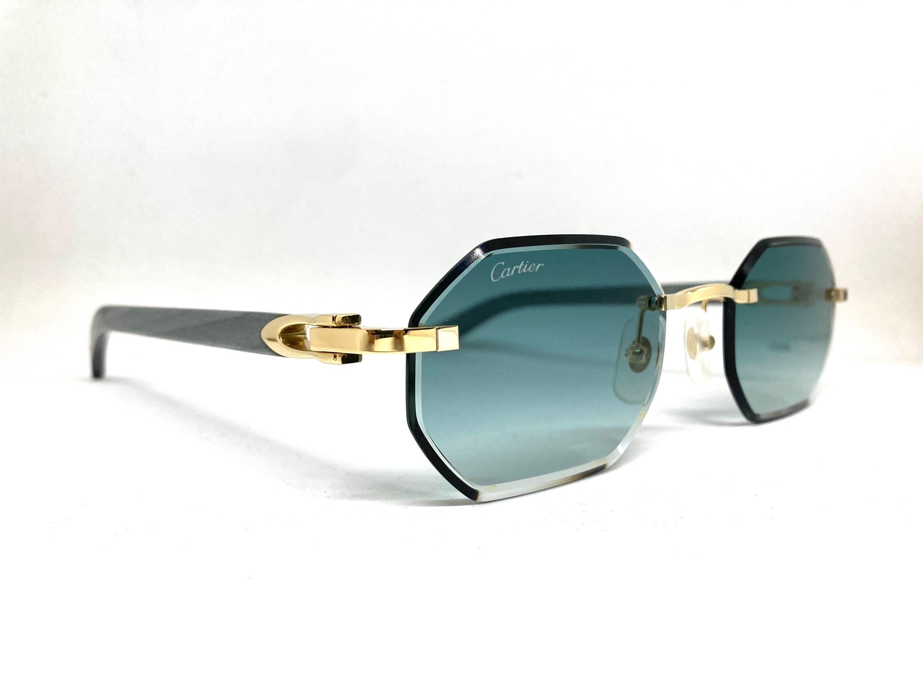 Cartier カルティエ オペラグラス 双眼鏡 ノベルティ Cartier Gold Tulip Wood Sunglasses - Etsy