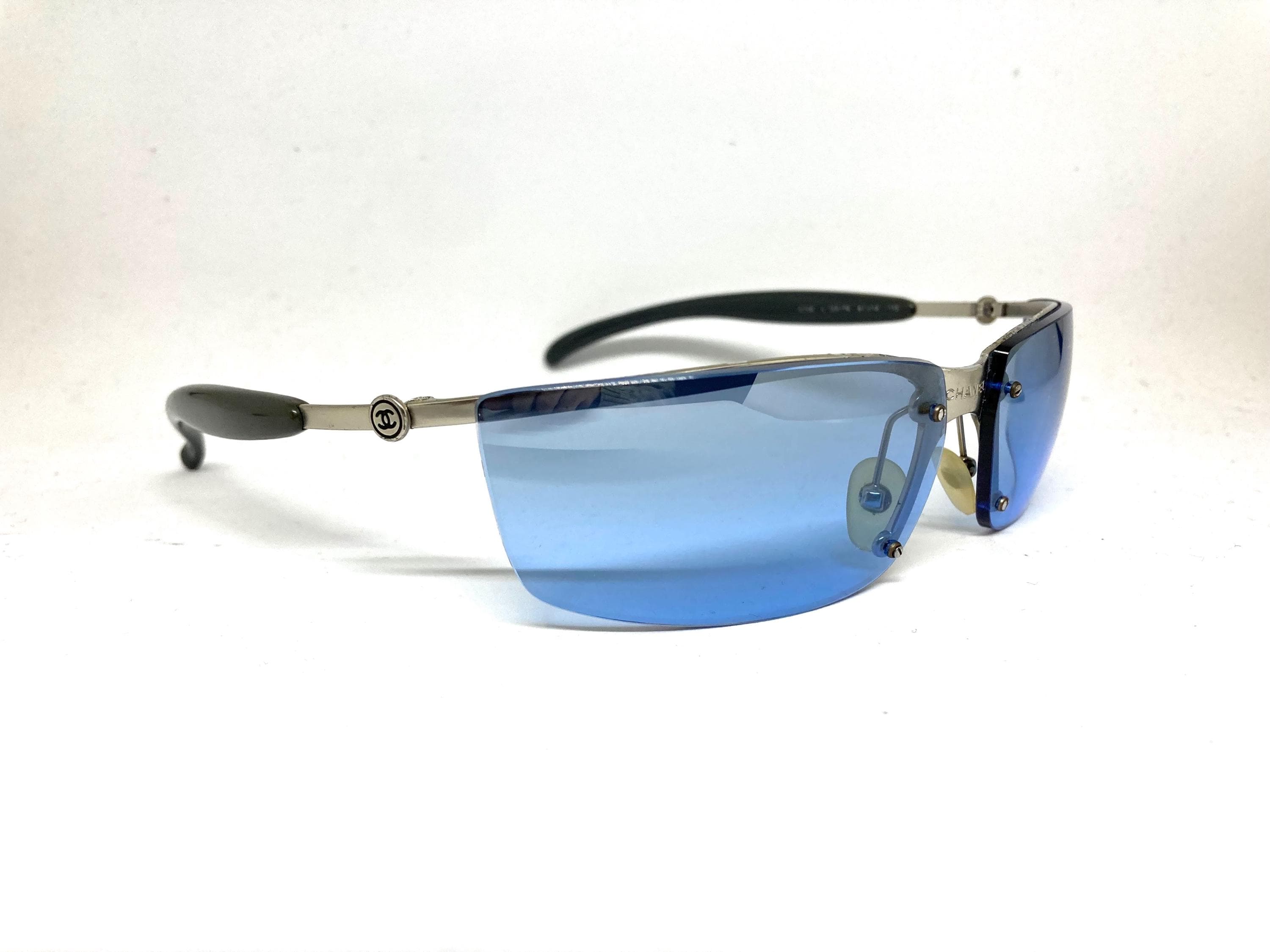 Vintage Chanel C.123/79 Y2K Sunglasses - Etsy Israel