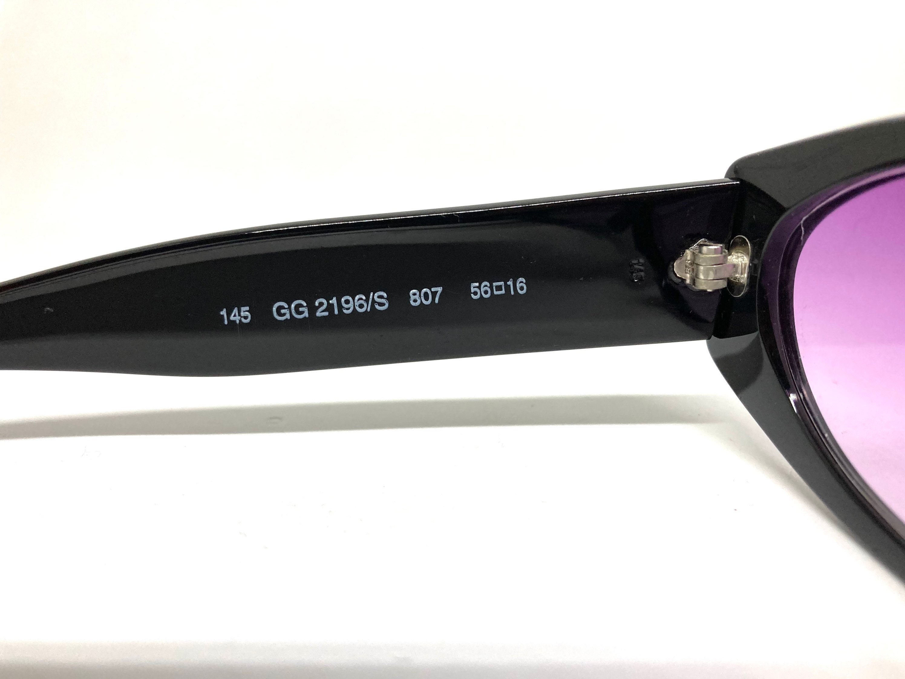 Vintage Gucci GG 2196/S 807 Sunglasses - Etsy