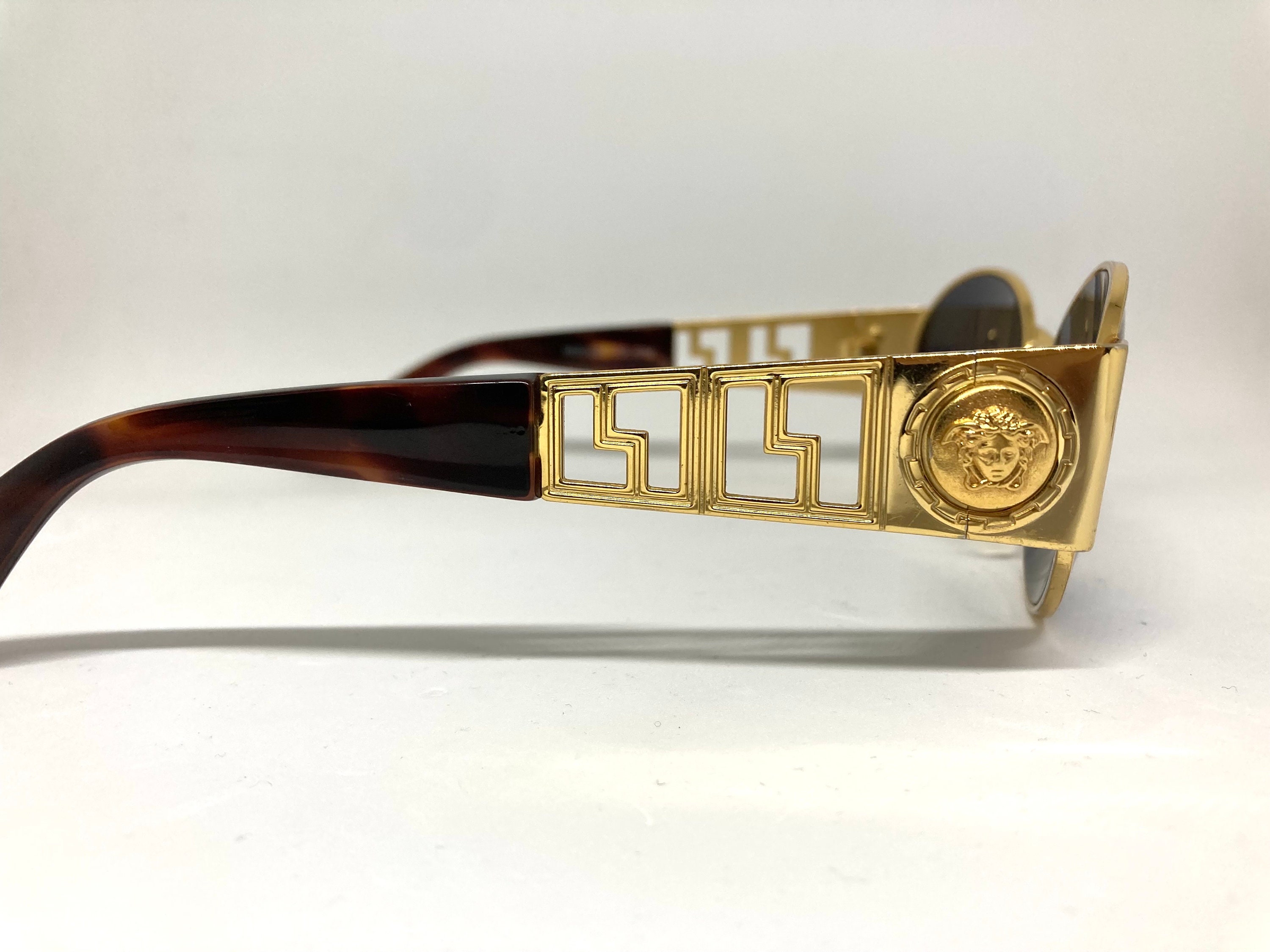 VINTAGE GIANNI VERSACE Sunglasses
Includes original leather case 
MOD S38 Gianni Versace S38 030 – Sammy & Nino main image 3