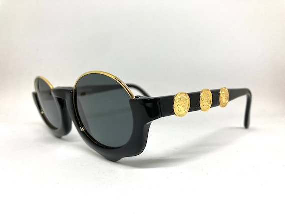 Vintage Gianni Versace MOD.S19 COL. 784 Black Sunglasses  display picture 3
