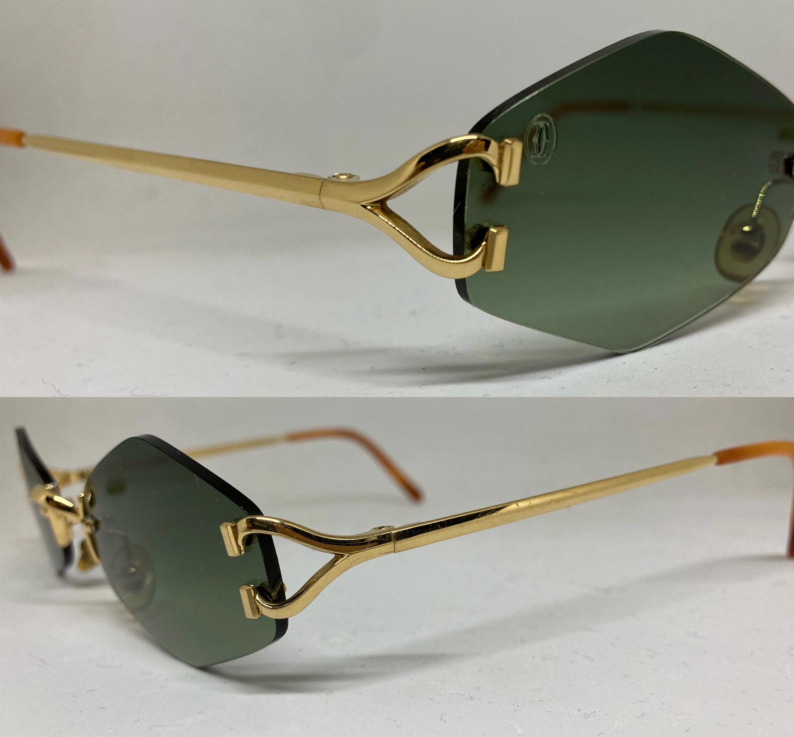小物 only vintage sunglasses Cartier Cartier sunglasses, non-prescription, vintage, one-point