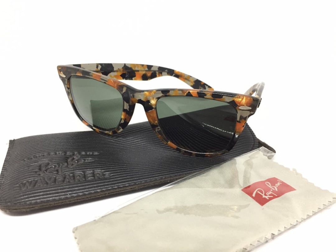 Vintage B&L Ray-ban Wayfarer I Limited Extension Ebony/gold 