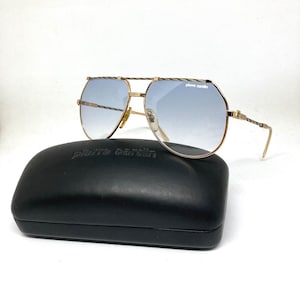 Vintage Pierre Cardin Plus Rare Tri-color cable Sunglasses NOS