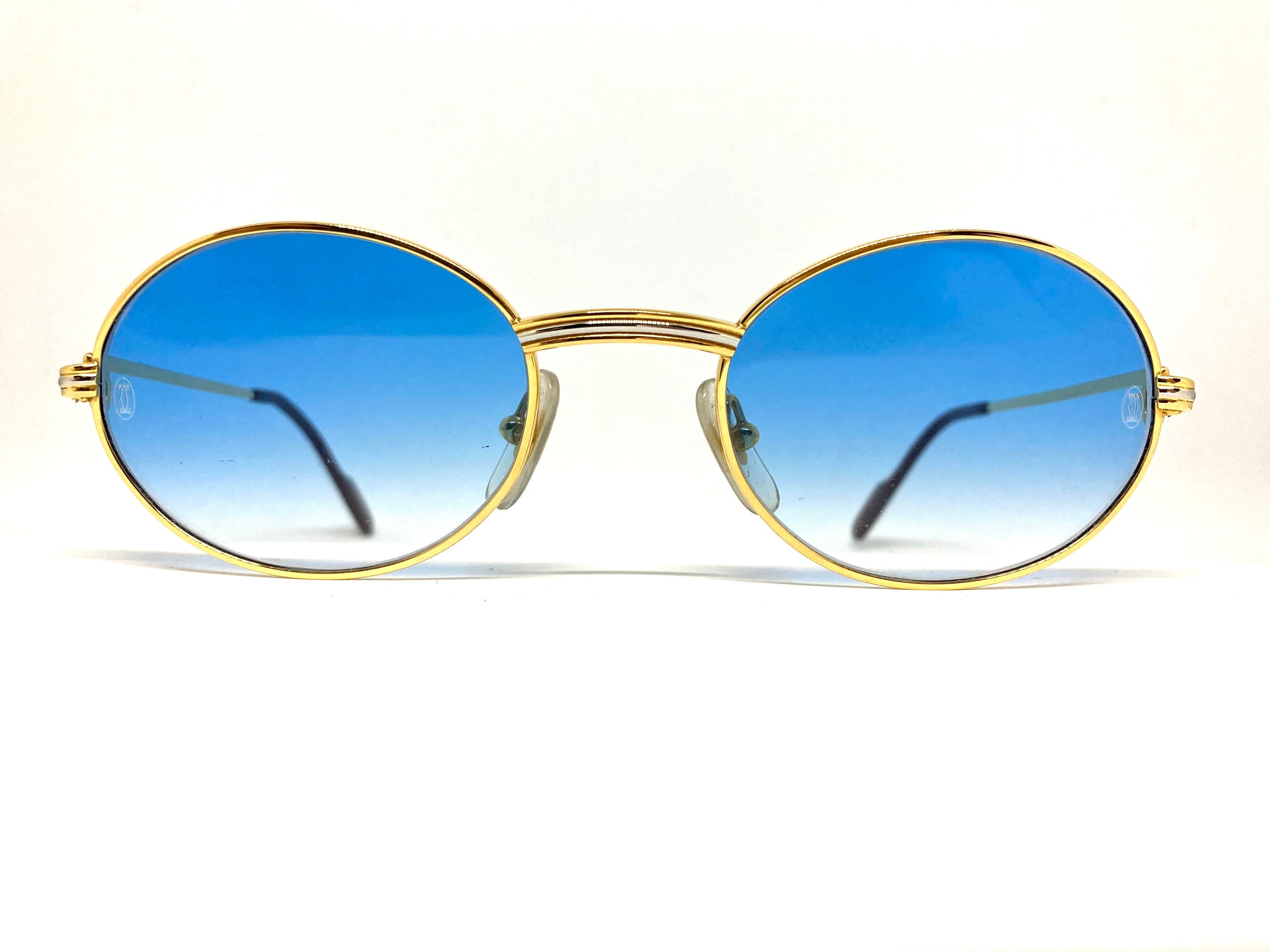 Vintage Cartier St.honoré 53-22-140 Sunglasses Full Set - Etsy