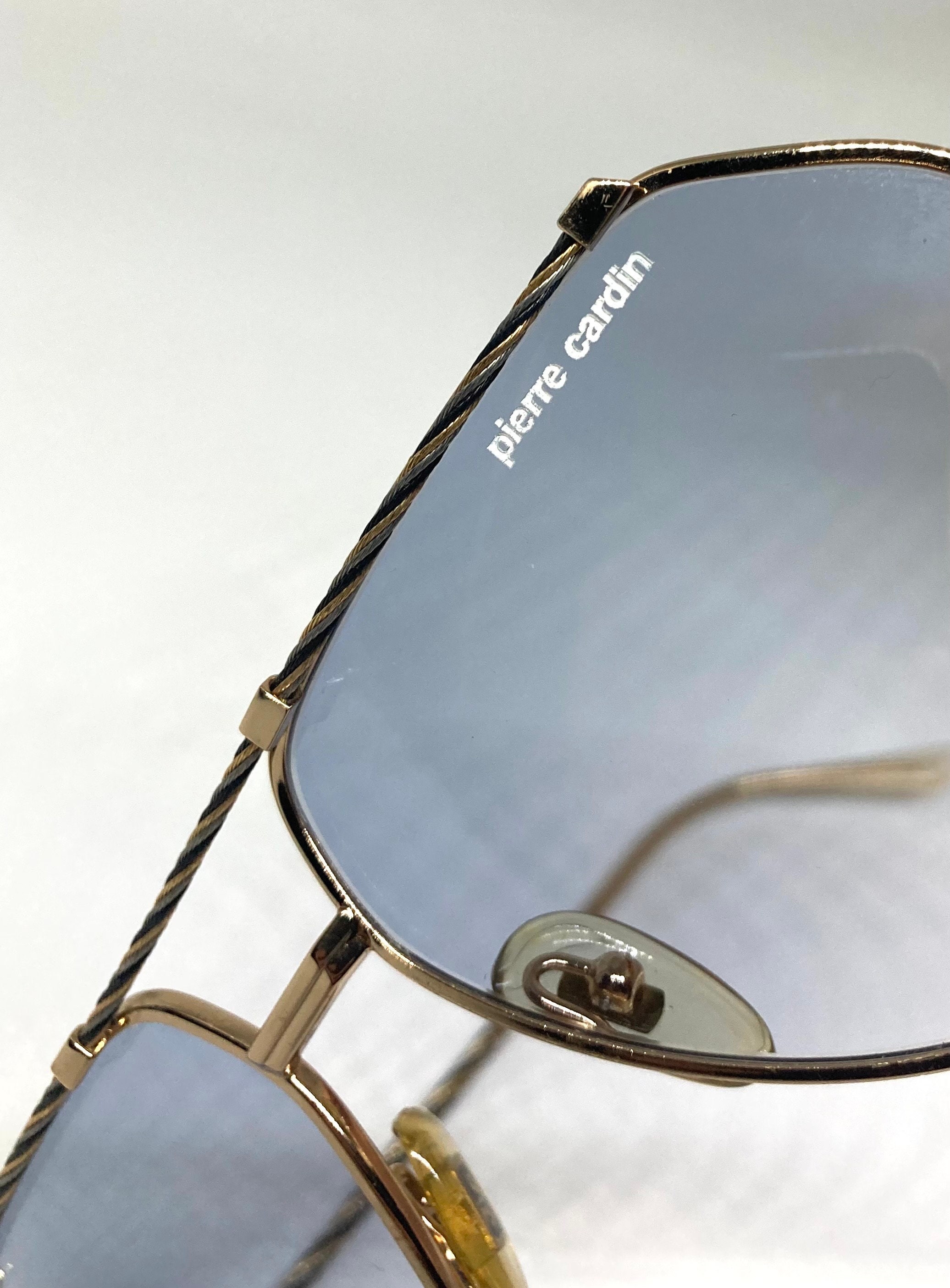品良く着こなすため Rare Plus Cardin Pierre Vintage Tri-color Sunglasses Cable 小物