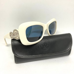 Vintage Gianni Versace MOD.417 COL.850  Sunglasses with leathercase