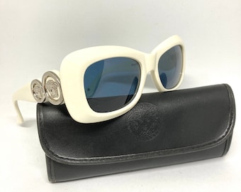 Gafas de sol vintage Gianni Versace MOD.417 COL.850 con funda de piel