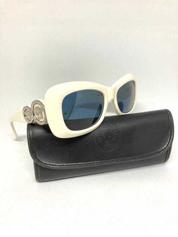 Vintage Gianni Versace MOD.417 COL.850 Sunglasses With Leathercase