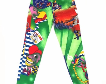 Vintage Gianni Versace Jazz Age Graffiti Pants
