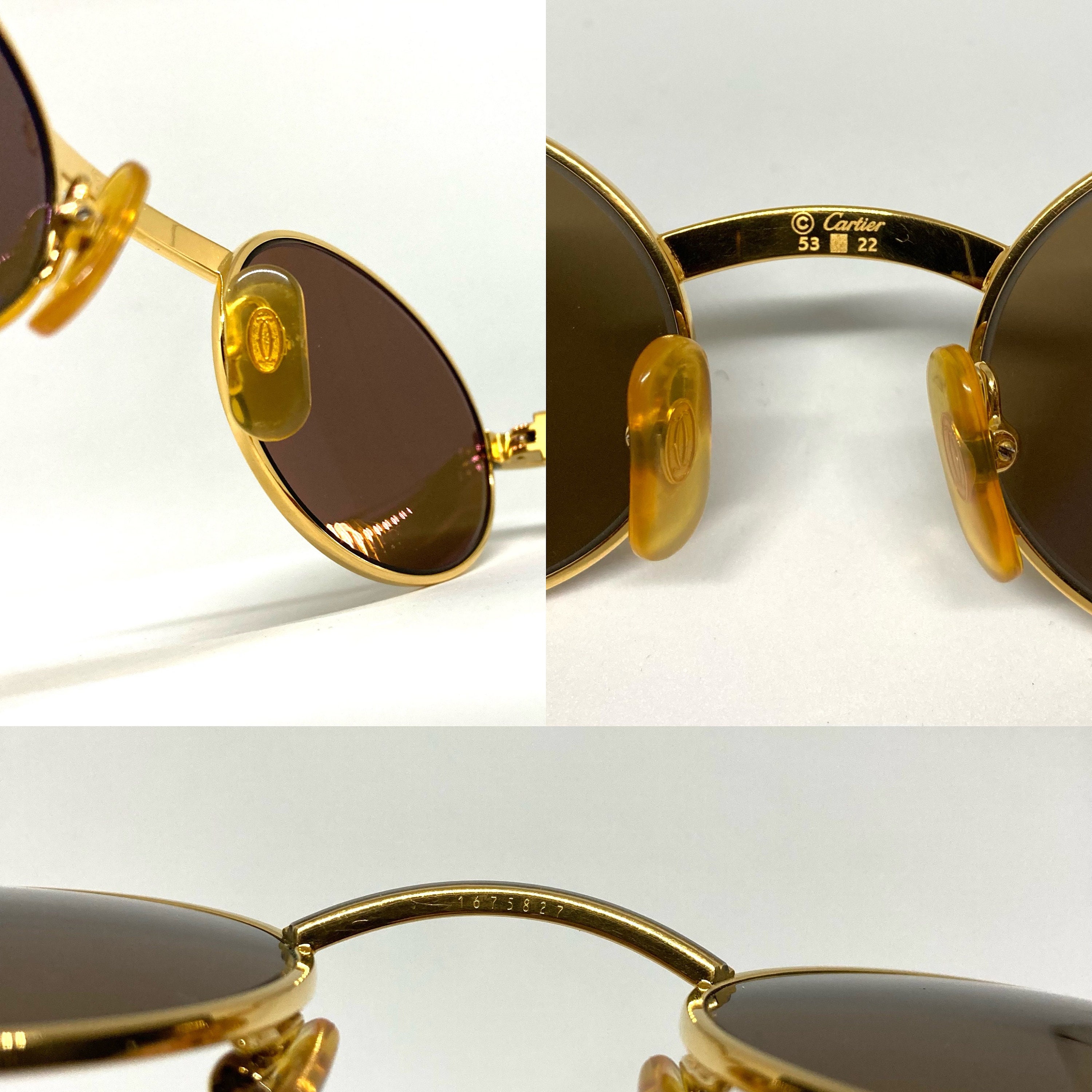 Cartier サングラス ゴールド 53mm Cartier サングラス ゴールド 53mm