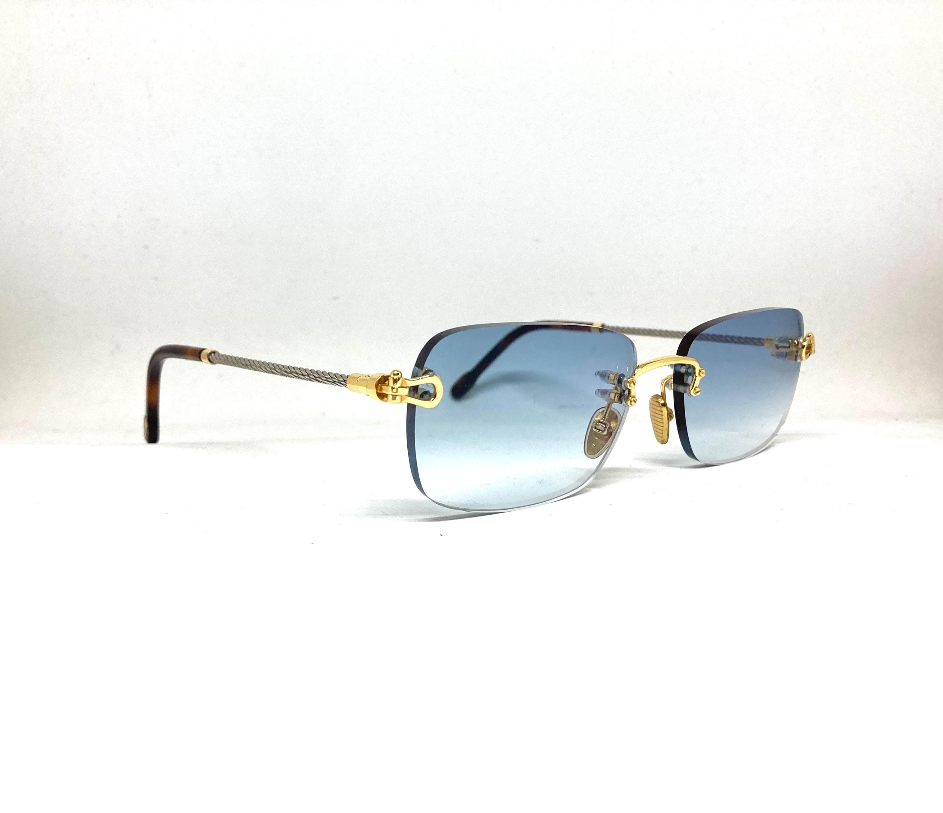 Rimless Cartier Sunglasses