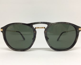 New Vintage B&L Ray Ban Round Metal Gold G-15 49mm W0603