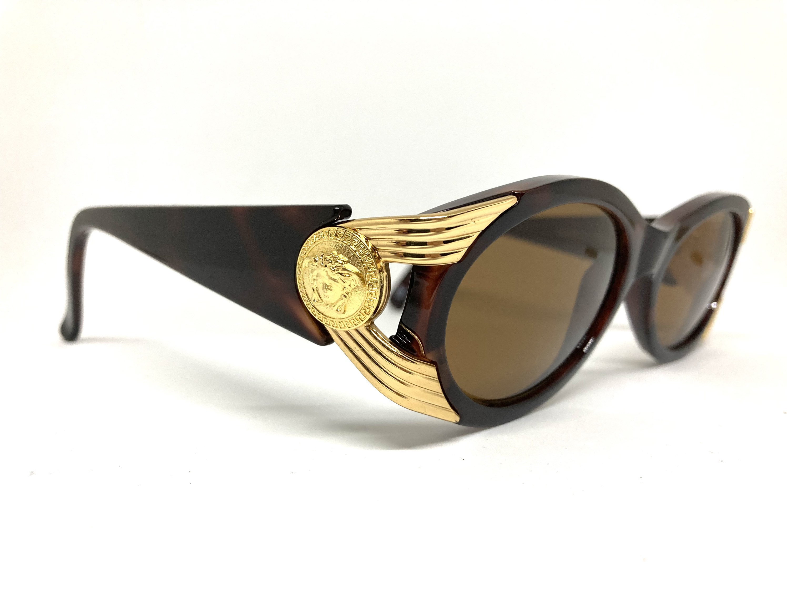 Gianni Versace sunglasses mod 423 col 852 black frame Versace vintage sunglasses Vintage Gianni Versace MOD.424 COL.852 BK Sunglasses - Etsy main image 2