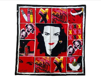 Vintage Paloma Picasso Pop Art Collection Scarf