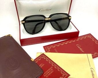 Vintage Cartier Vitesse 60-15-140 Sunglasses