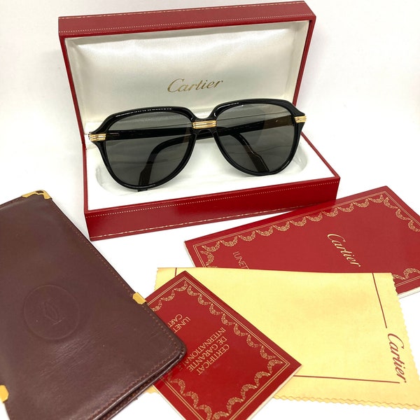 Vintage Cartier Vitesse 60-15-140 Sunglasses