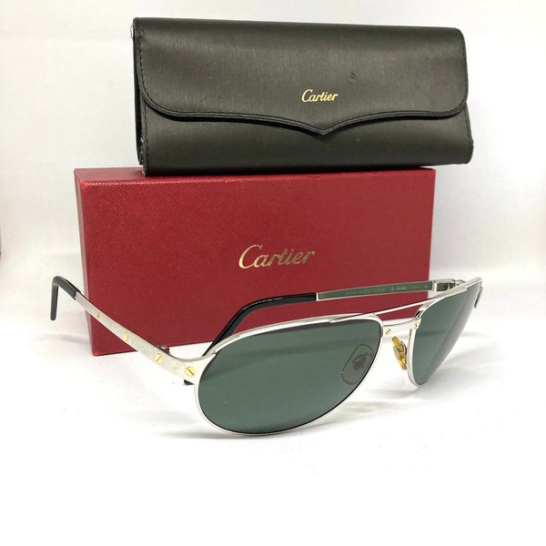 Cartier Edition Santos Dumont 61-16-135 Sunglasses