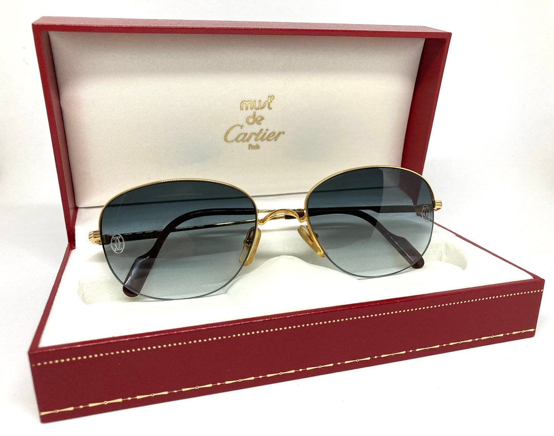 Vintage Cartier Montaigne 57-20-145 Sunglasses NOS -  Israel