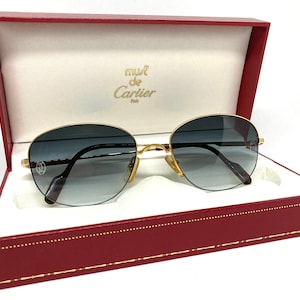 Vintage Cartier Montaigne 57-20-145 Sunglasses NOS
