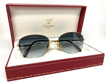 Vintage Cartier Montaigne 57-20-145 Sunglasses NOS