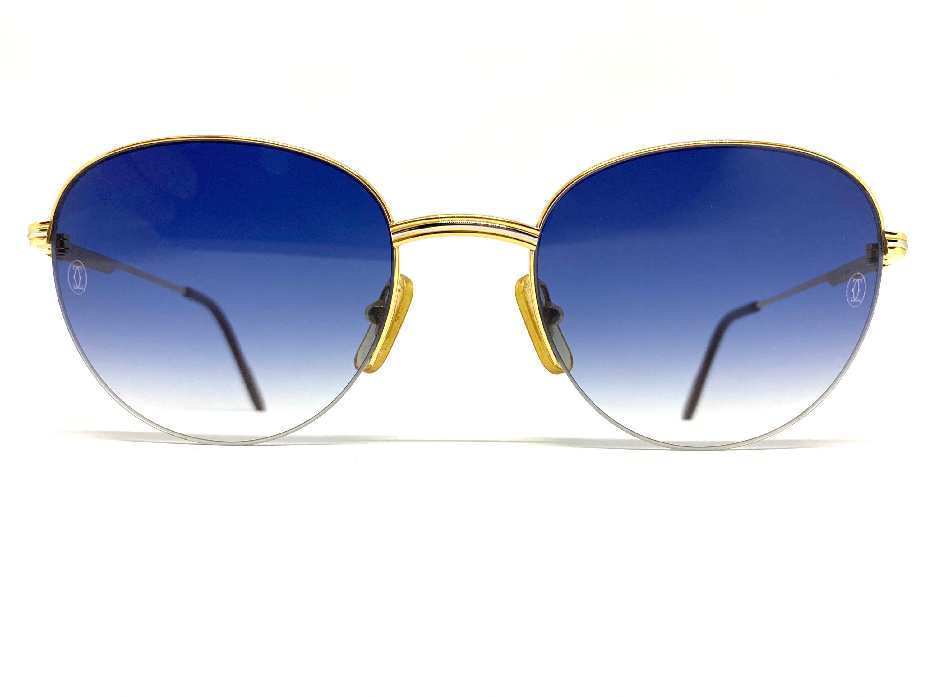 Vintage Cartier Colisee Sunglasses NOS Etsy UK