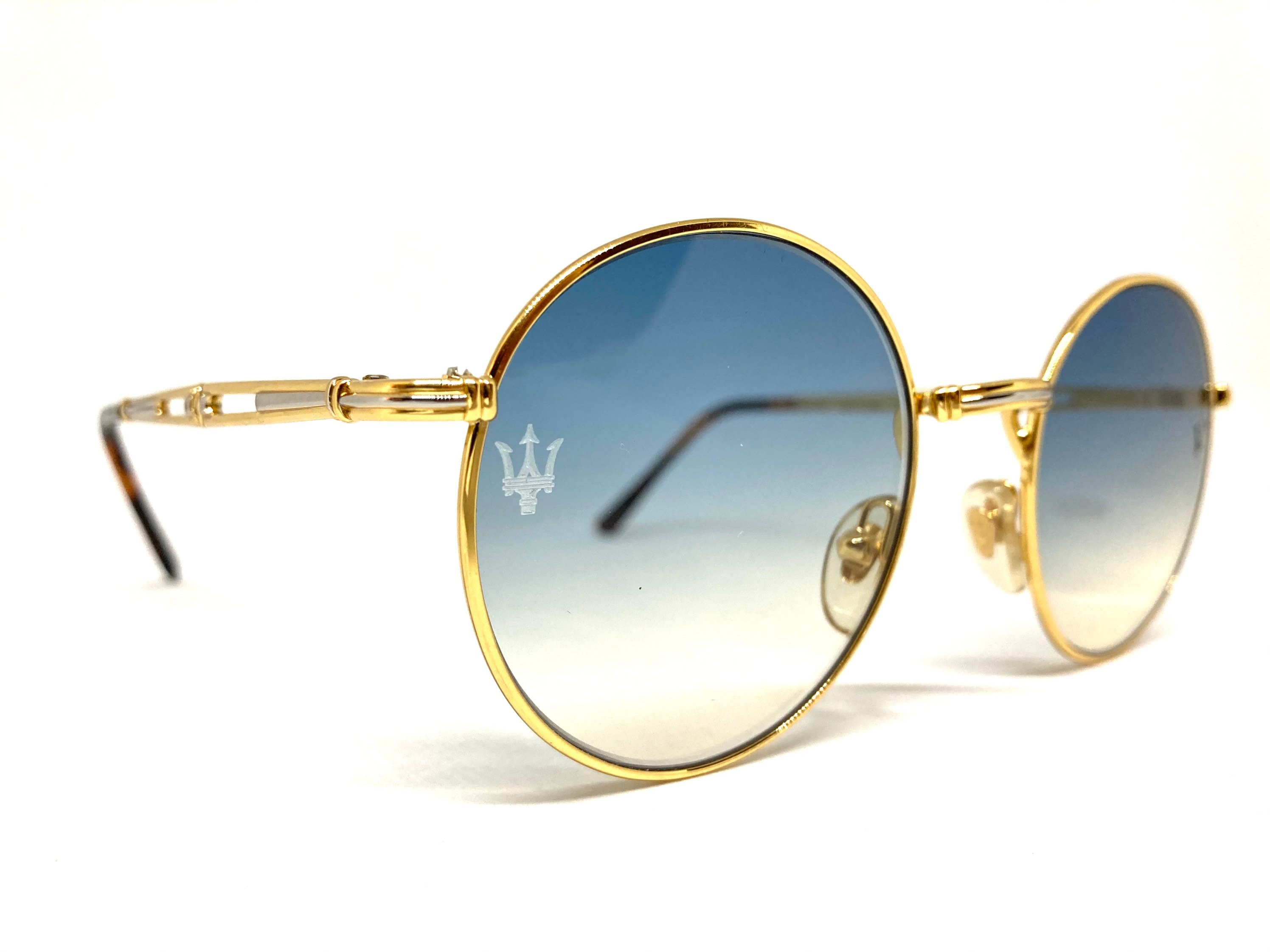 Occhiali da Sole Vintage Maserati 6189 11 NOS Italia