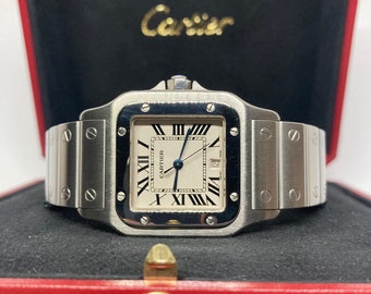 Vintage Cartier Santos Galbée Quartz 29mm Watch