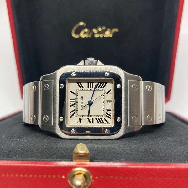 Vintage Cartier Santos Galbée Quartz 29mm Watch