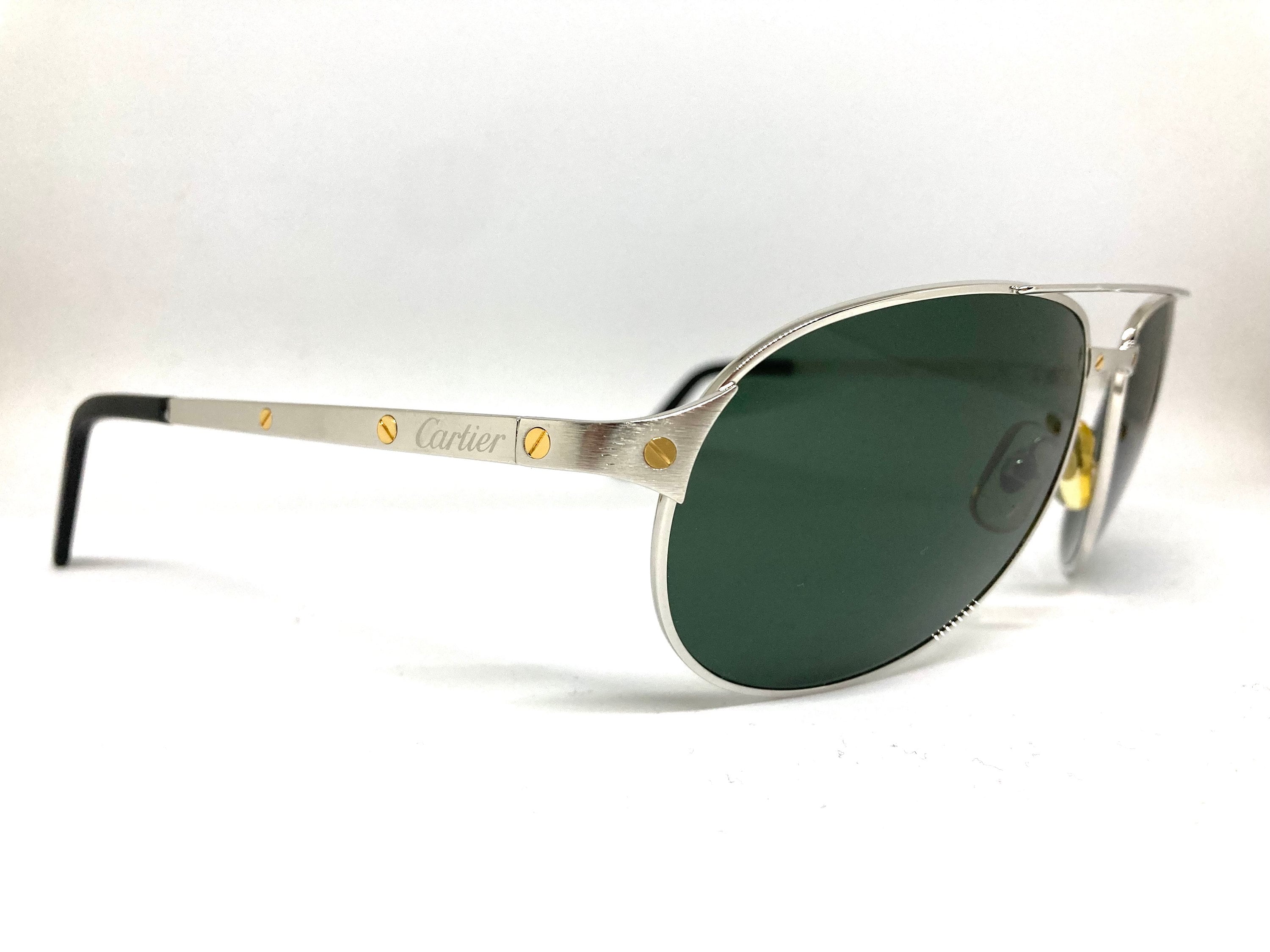 Buy Cartier Edition Santos Dumont 61 16 135 Sunglasses Online in India Etsy