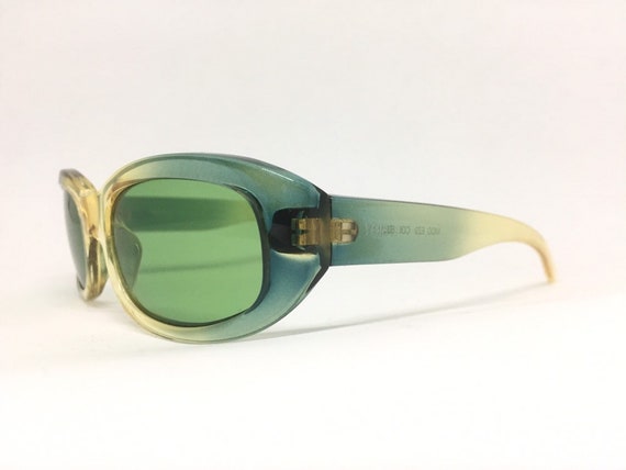 Versace Versus Sunglasses Mod EZ3 Vintage 90s NOS Green Vintage Versus MOD.EZ3 COL.622 Sunglasses NOS - Etsy main image 3