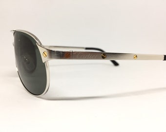 Occhiali da sole Cartier Edition Santos Dumont 58-16-130 | Etsy Italia