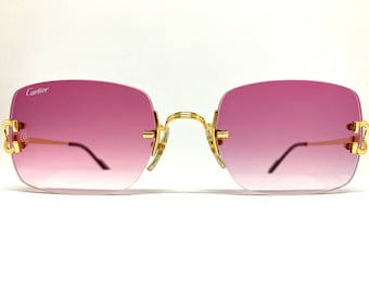 本物のカルティエ リムレス サングラス 50 19 135b ブビンガ 本物のカルティエ リムレス サングラス 50 19 135b ブビンガ