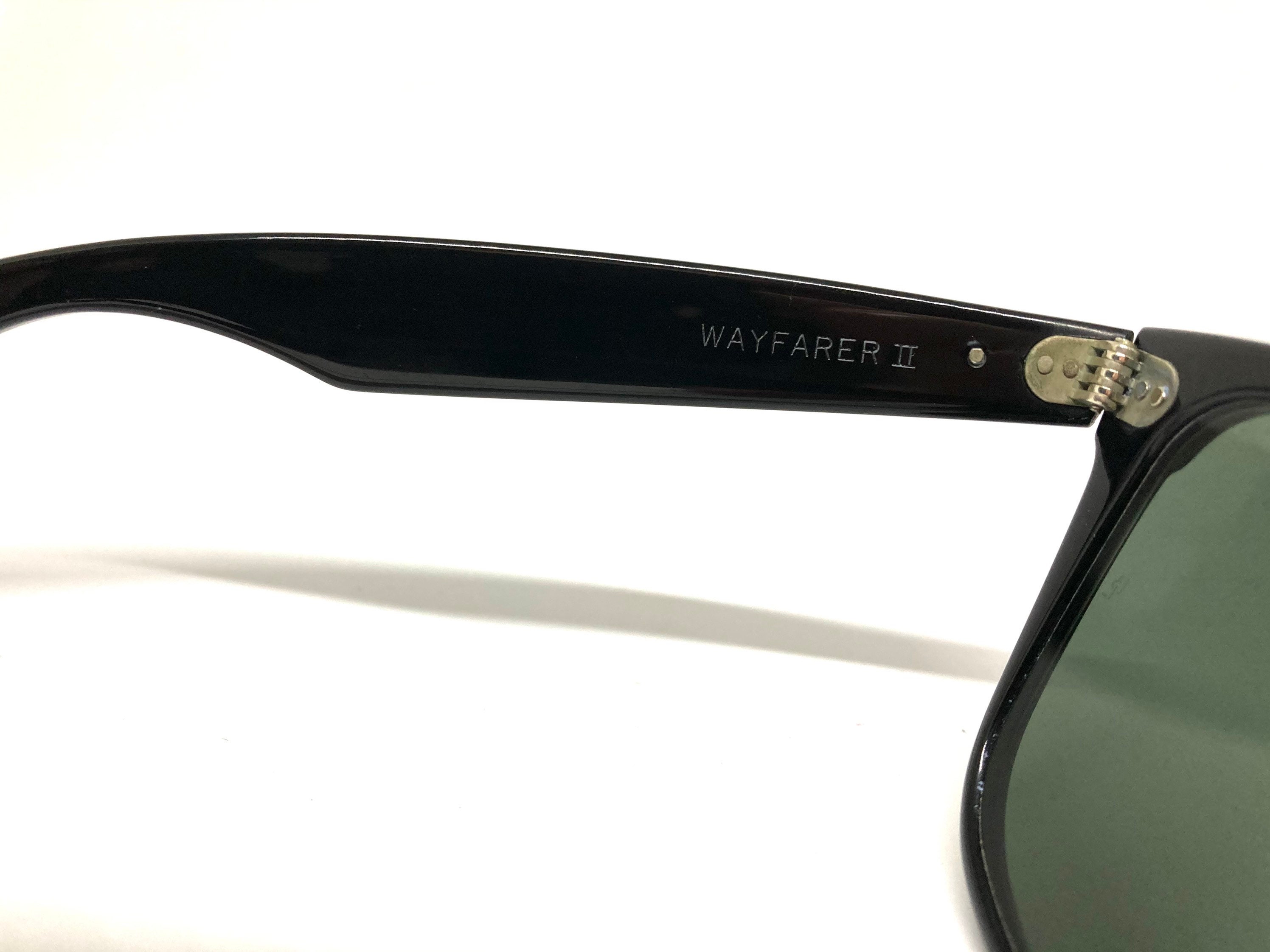 Vintage B&L Ray-ban Wayfarer II - Etsy Vintage B&L Ray-ban Wayfarer II - Etsy