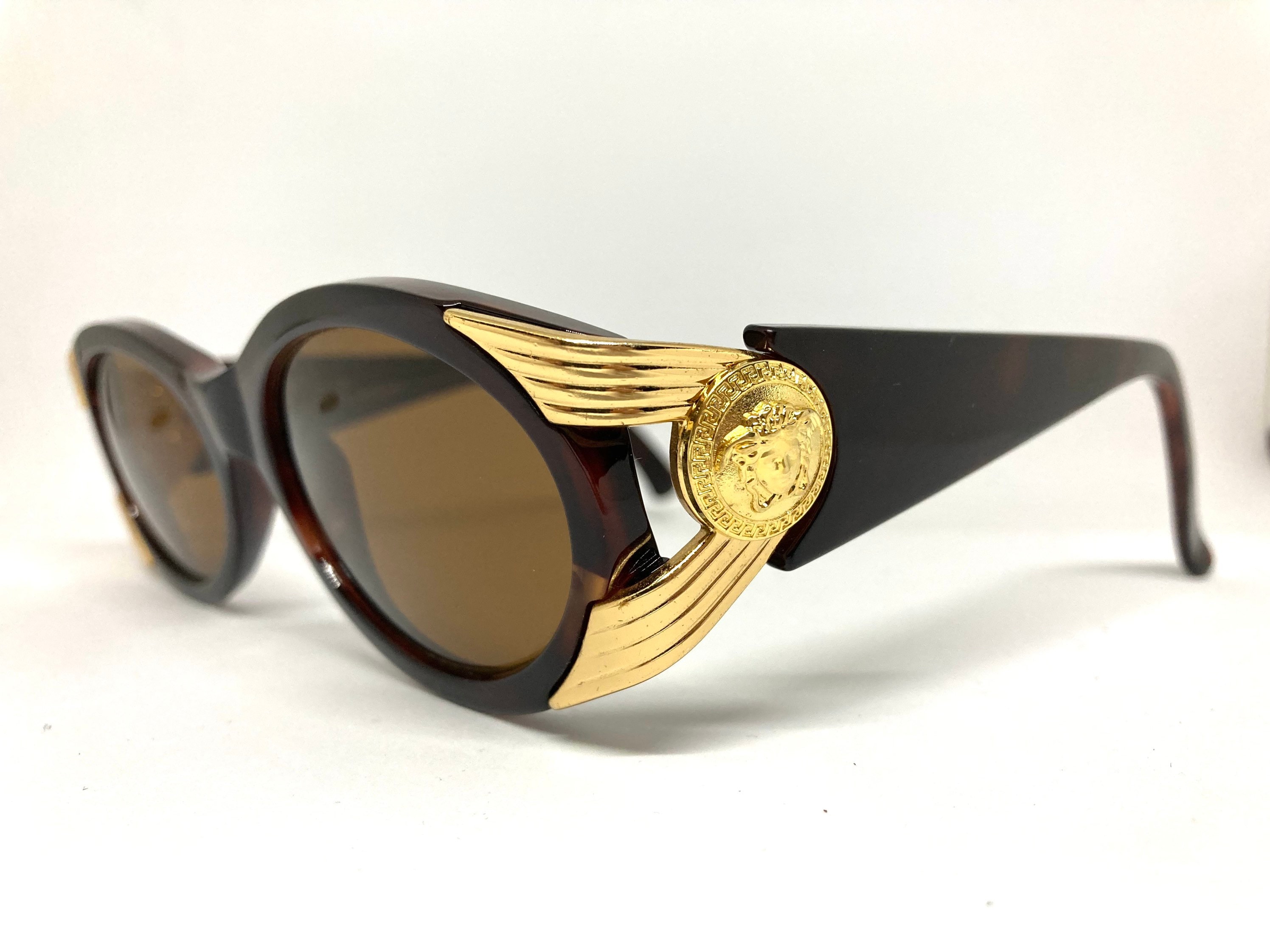 Vintage Gianni Versace MOD.423 COL.900 Sunglasses - Etsy 