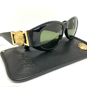 Vintage Gianni Versace MOD.424 COL.852 BK Sunglasses
