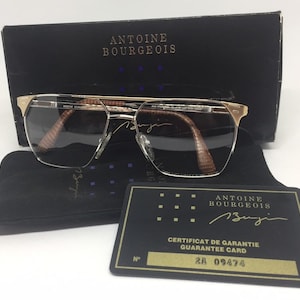 Vintage Antoine Bourgeois Mod. Atlantis Full set Sunglasses NOS