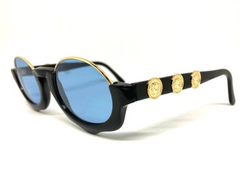 Gafas de sol vintage Gianni Versace MOD.S19 COL. 784 negras