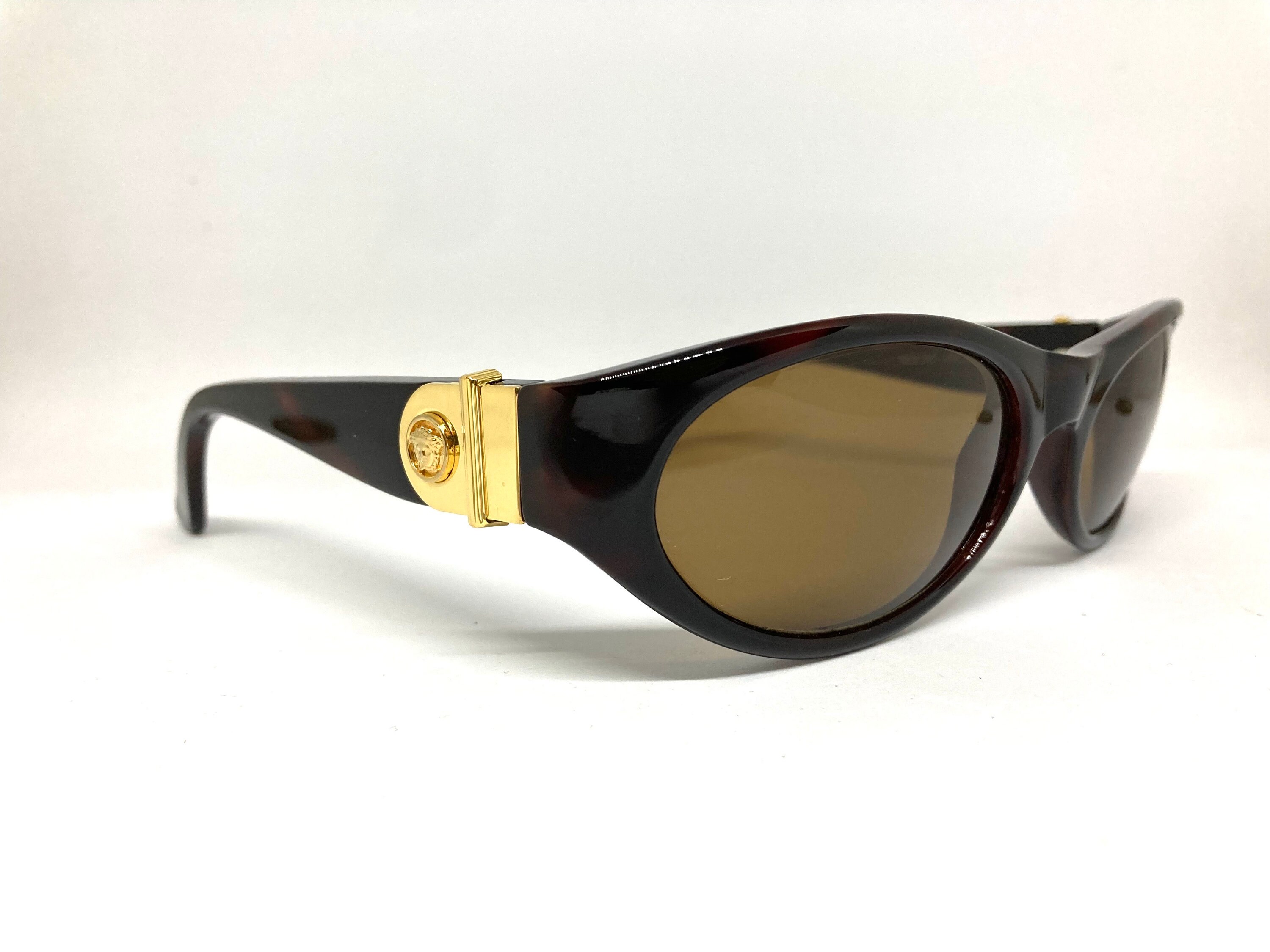希少✨Gianni Versace 80s Vintage Sunglasses Rare 1980s Vintage Gianni VERSACE Sunglasses MOD413/A COL