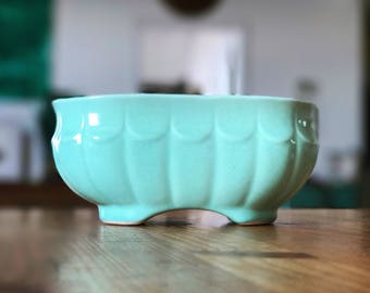 Vintage Sea Foam Green Planter