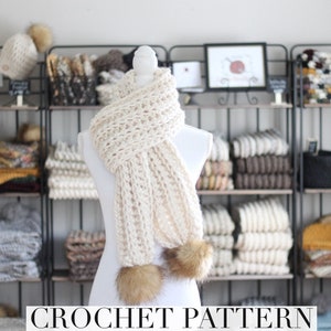 CROCHET PATTERN | Catena Scarf | PDF Pattern | Beginner Crochet Pattern Download | Instant Download