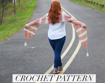 CROCHET PATTERN | Summer Romance Wrap | PDF Pattern | Instant Download |  Summer Wrap | Summer Shawl