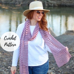 CROCHET PATTERN | Rosewood Wrap | PDF Pattern | Rectangle Shawl | Instant Download | Beginner Pattern | Designed by Little Red Knits