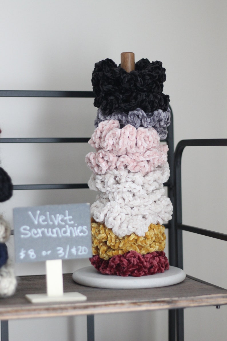 Velvet Scrunchie Hair Accessories Scrunchies Hair Tie Handmade