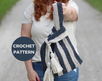 CROCHET PATTERN | Sandstone Knot Bag | Crochet Summer Purse | Crochet Bag | Knot Bag | DIY Purse | pdf Crochet Pattern | Instant Download