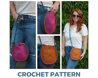 Soleil Crochet Crossbody Bag Pattern | Reversible Summer Purse (PDF Pattern)