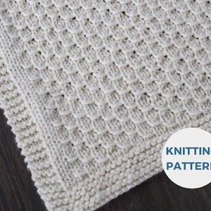 KNITTING PATTERN | Highland Throw | Knit Blanket | Knit Throw | Knit Home | DIY Knit Blanket | pdf Pattern | Instant Download
